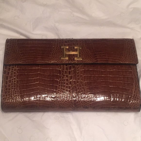 Stunning Vintage authentic crocodile clutch - Picture 3 of 8
